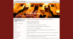 Desktop Screenshot of landhaus-dengg.com